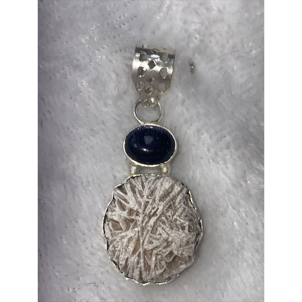 Desert Rose And Sun Sitars 925 Pendant